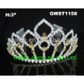 Beauty queen crown custom rhinestone tiara